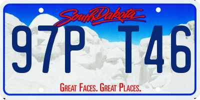 SD license plate 97PT46