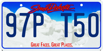 SD license plate 97PT50