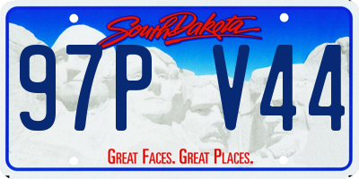SD license plate 97PV44
