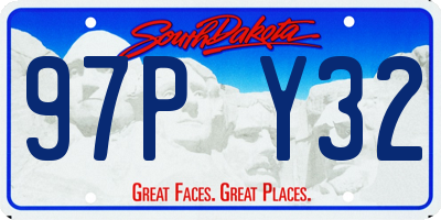 SD license plate 97PY32