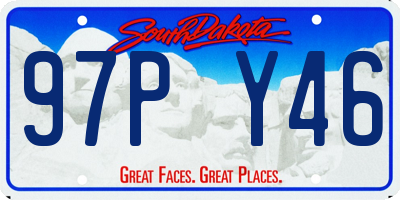 SD license plate 97PY46