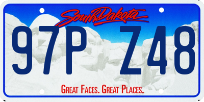 SD license plate 97PZ48