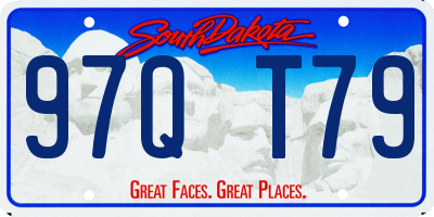 SD license plate 97QT79