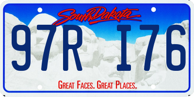 SD license plate 97RI76