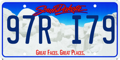 SD license plate 97RI79