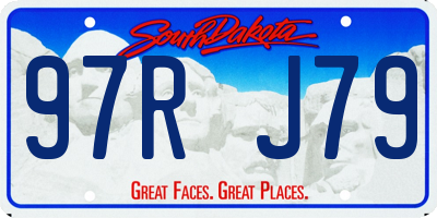 SD license plate 97RJ79