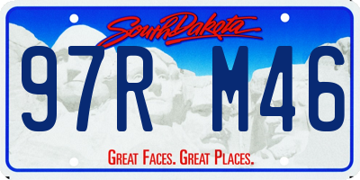 SD license plate 97RM46