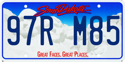 SD license plate 97RM85