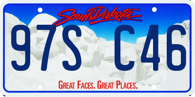 SD license plate 97SC46