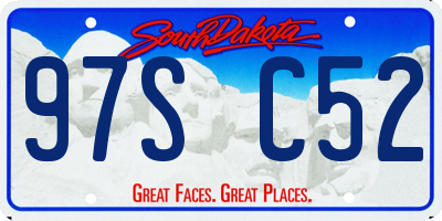 SD license plate 97SC52