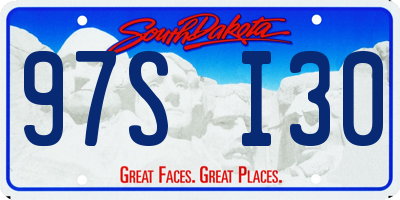 SD license plate 97SI30