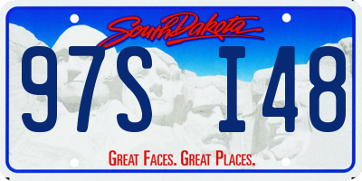 SD license plate 97SI48