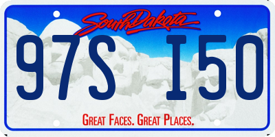 SD license plate 97SI50