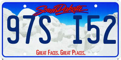 SD license plate 97SI52