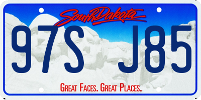 SD license plate 97SJ85