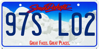 SD license plate 97SL02