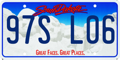 SD license plate 97SL06