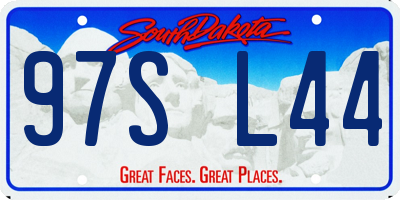 SD license plate 97SL44