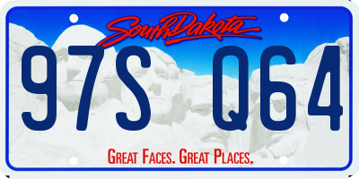 SD license plate 97SQ64