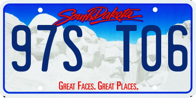 SD license plate 97ST06