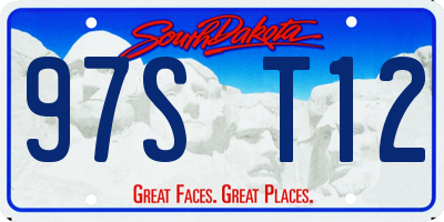 SD license plate 97ST12