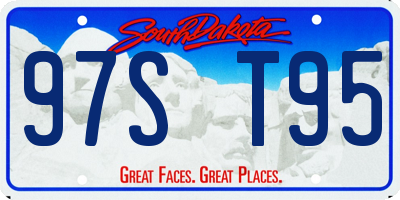 SD license plate 97ST95