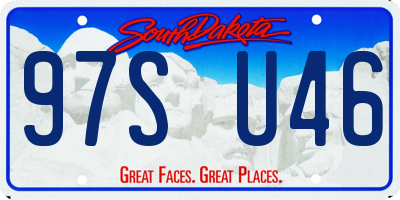 SD license plate 97SU46