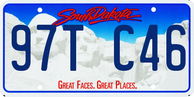 SD license plate 97TC46