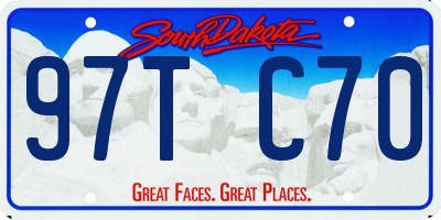 SD license plate 97TC70