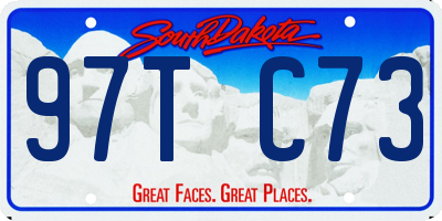 SD license plate 97TC73