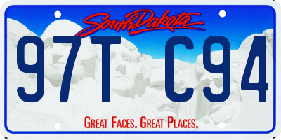 SD license plate 97TC94