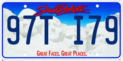 SD license plate 97TI79