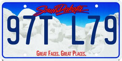 SD license plate 97TL79