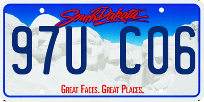 SD license plate 97UC06