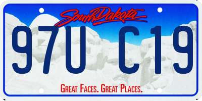 SD license plate 97UC19