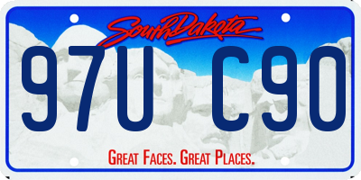 SD license plate 97UC90