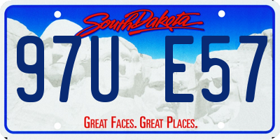 SD license plate 97UE57