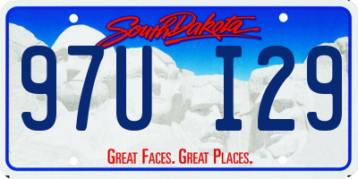 SD license plate 97UI29