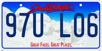 SD license plate 97UL06