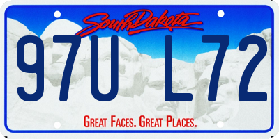 SD license plate 97UL72