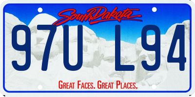 SD license plate 97UL94