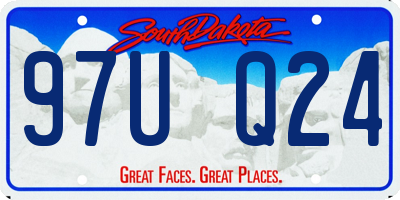 SD license plate 97UQ24