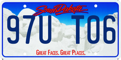 SD license plate 97UT06