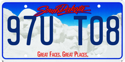 SD license plate 97UT08