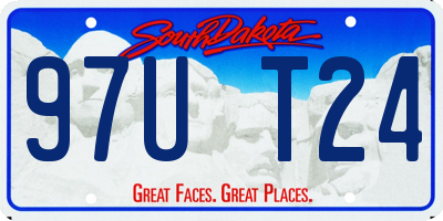 SD license plate 97UT24