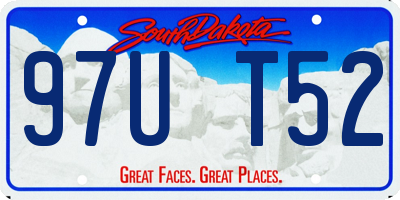 SD license plate 97UT52