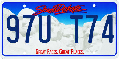 SD license plate 97UT74