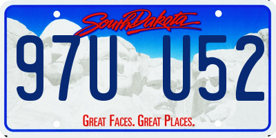 SD license plate 97UU52