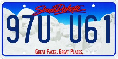 SD license plate 97UU61
