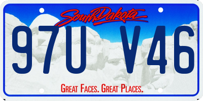 SD license plate 97UV46
